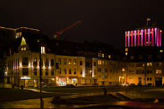 Paderborn bei Nacht