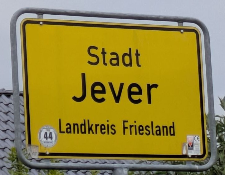 Ortsschild Jever